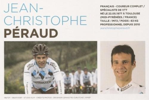 2012 AG2R La Mondiale #NNO Jean-Christophe Péraud Front